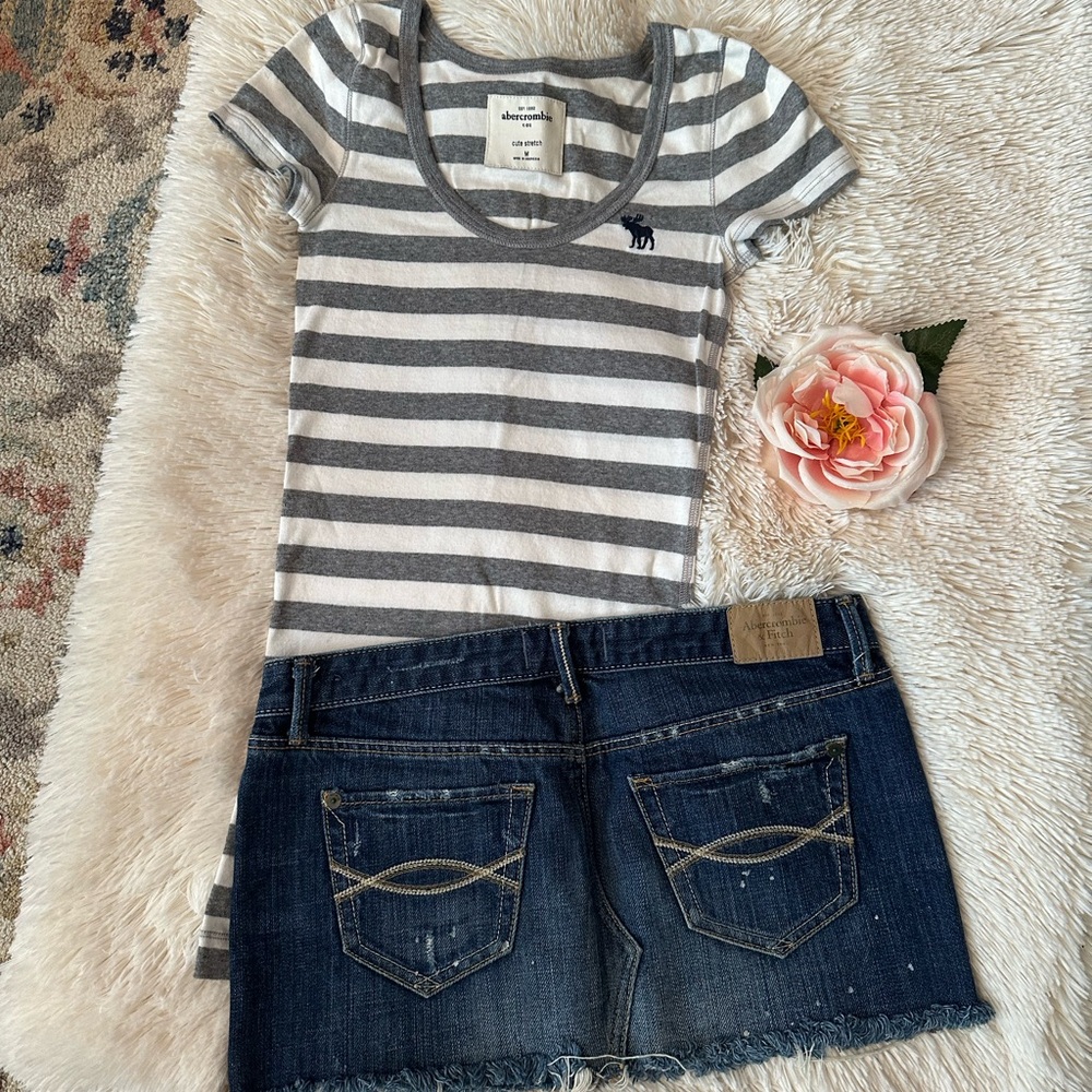 Vintage Abercrombie Striped Tee